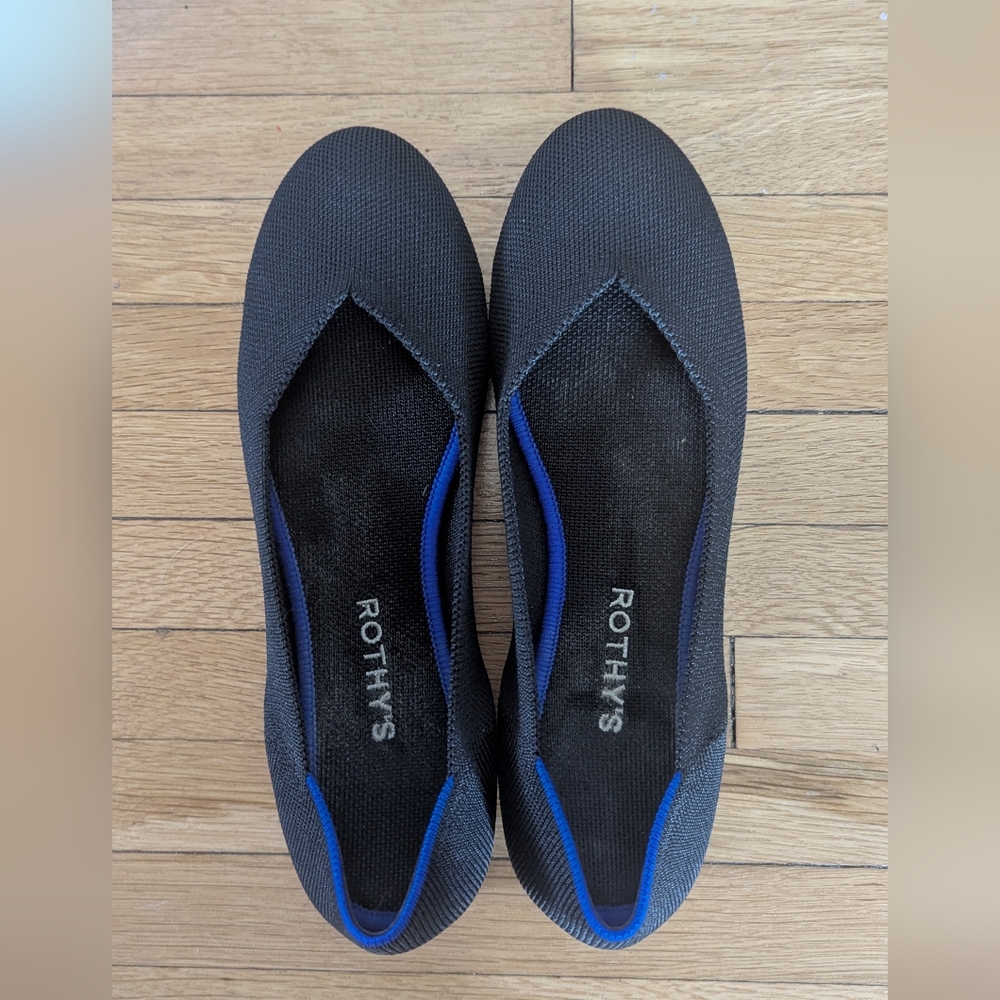 Rothy's Size 9 Classic Black Flats